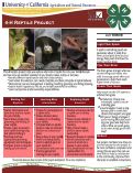 Cover page: 4-H Reptile Project