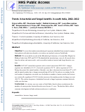 Cover page: Trends in bacterial and fungal keratitis in South India, 2002–2012