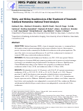 Cover page: Thirty- and 90-Day Readmissions After Treatment of Traumatic Subdural Hematoma: National Trend Analysis.