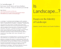 Cover page: Book Review: Gareth Doherty and Charles Waldheim, Editors: Is Landscape…?