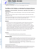 Cover page: The effects of air pollution on individual psychological distress