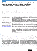 Cover page: Dominant Cone Rod Dystrophy, Previously Assigned to a Missense Variant in RIMS1, Is Fully Explained by Co-Inheritance of a Dominant Allele of PROM1