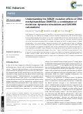 Cover page: Understanding the R882H mutation effects of DNA methyltransferase DNMT3A: a combination of molecular dynamics simulations and QM/MM calculations