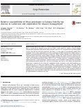 Cover page: Relative susceptibility of Musa genotypes to banana bunchy top disease in Cameroon and implication for disease management