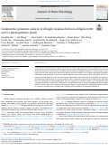 Cover page: Comparative genomics analysis of drought response between obligate CAM and C3 photosynthesis plants