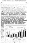 Cover page: Effect of weight change over time on cardiovascular mortality in hemodialysis patients