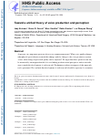 Cover page: Toward a unified theory of voice production and perception