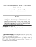 Cover page: Cross-Firm Information Flows and the Predictability of Stock Returns