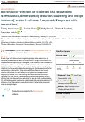 Cover page: Bioconductor workflow for single-cell RNA sequencing: Normalization, dimensionality reduction, clustering, and lineage inference