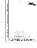 Cover page: THE PREPARATION AND SOME PROPERTIES OF CURIUM METAL