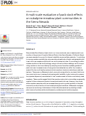 Cover page: A multi-scale evaluation of pack stock effects on subalpine meadow plant communities in the Sierra Nevada.