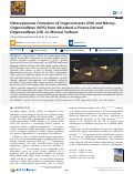 Cover page: Heterogeneous Formation of Organonitrates (ON) and Nitroxy-Organosulfates (NOS) from Adsorbed α‑Pinene-Derived Organosulfates (OS) on Mineral Surfaces