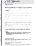 Cover page: Intramuscular midazolam versus intravenous lorazepam for the prehospital treatment of status epilepticus in the pediatric population