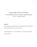 Cover page: Interpersonal Influence and Pro-Societal Consumption: A Review of Diffusion, Conformity, Dissemination, Translation and Reflexivity