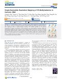 Cover page: Single-Nucleotide Resolution Mapping of N6-Methyladenine in Genomic DNA.