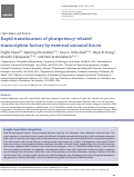 Cover page: Rapid translocation of pluripotency-related transcription factors by external uniaxial forces