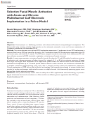 Cover page: Selective Facial Muscle Activation with Acute and Chronic Multichannel Cuff Electrode Implantation in a Feline Model.