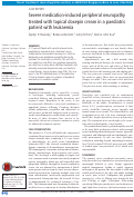 Cover page: Severe medication-induced peripheral neuropathy treated with topical doxepin cream in a paediatric patient with leukaemia.