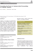 Cover page: Extending the Reach of Antimicrobial Stewardship to Pediatric Patients.