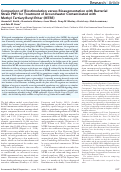 Cover page: Comparison of Biostimulation versus Bioaugmentation with Bacterial Strain PM1 for Treatment of Groundwater Contaminated with Methyl Tertiary Butyl Ether (MTBE)