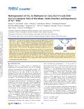 Cover page: Hydrogenation of CO2 to Methanol on CeO x /Cu(111) and ZnO/Cu(111) Catalysts: Role of the Metal–Oxide Interface and Importance of Ce3+ Sites