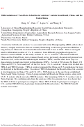 Cover page: Differentiation of “Candidatus Liberibacter asiaticus” isolates from Brazil, China, and the United States