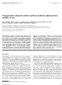 Cover page: Transgenically enhanced sorbitol synthesis facilitates phloem-boron mobility in rice