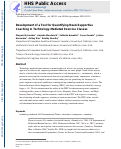 Cover page: Development of a tool for quantifying need-supportive coaching in technology-mediated exercise classes.