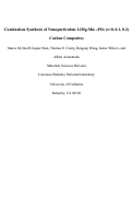 Cover page: Combustion Synthesis of Nanoparticulate LiMgxMn1-xPO4 (x=0, 0.1, 0.2) Carbon Composites