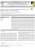 Cover page: Numerical modeling of soil liquefaction and lateral spreading using the SANISAND-Sf model in the LEAP experiments