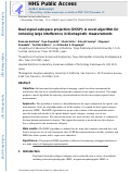 Cover page: Dual signal subspace projection (DSSP): a novel algorithm for removing large interference in biomagnetic measurements