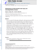 Cover page: Epidemiology of mild traumatic brain injury and neurodegenerative disease