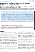 Cover page: Ginsenosides Are Novel Naturally-Occurring Aryl Hydrocarbon Receptor Ligands