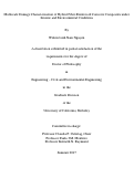 Cover page: Multiscale Damage Characterization of Hybrid Fiber-Reinforced Concrete Composites under Seismic and Environmental Conditions