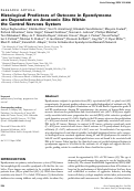 Cover page: Histology and Anatomic Site in Ependymoma