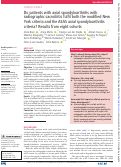 Cover page: Do patients with axial spondyloarthritis with radiographic sacroiliitis fulfil both the modified New York criteria and the ASAS axial spondyloarthritis criteria? Results from eight cohorts