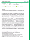 Cover page: The Relationship of Kidney Tubule Biomarkers with Brain Imaging in CKD Patients in SPRINT