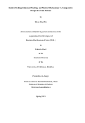 Cover page: Insider Trading, Informed Trading, and Market Mechanisms: A Comparative Perspective from Taiwan