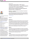 Cover page: Ending the HIV epidemic PrEP equity recommendations from a rapid ethnographic assessment of multilevel PrEP use determinants among young Black gay and bisexual men in Atlanta, GA