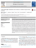 Cover page: Using lightweight unmanned aerial vehicles to monitor tropical forest recovery