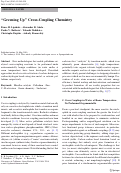 Cover page: “Greening Up” Cross-Coupling Chemistry