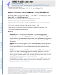 Cover page: Rapid Assessment of Reward‐Related Eating: The RED‐X5