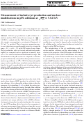 Cover page: Measurement of inclusive jet production and nuclear modifications in pPb collisions at sNN=5.02TeV