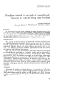 Cover page: Problems related to analysis of mesoclimatic features in regions along state borders