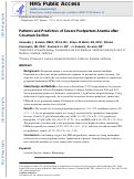 Cover page: Patterns and predictors of severe postpartum anemia after Cesarean section