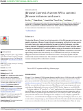 Cover page: JBrowse Connect: A server API to connect JBrowse instances and users