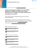 Cover page: Advancing Emergency Medical Services’ (EMS) Response Capability for Behavioral Health Emergencies: Los Angeles County’s Performance Improvement Initiative