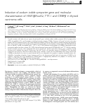 Cover page: Induction of sodium iodide symporter gene and molecular characterisation of HNF3 beta/FoxA2, TTF-1 and C/EBP beta in thyroid carcinoma cells.