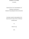 Cover page: Examining Issues of Cost, Target Populations, and Collaborative Implementation of Medication Therapy Management Services Interventions