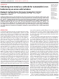 Cover page: Unlocking iron metal as a cathode for sustainable Li-ion batteries by an anion solid solution.
